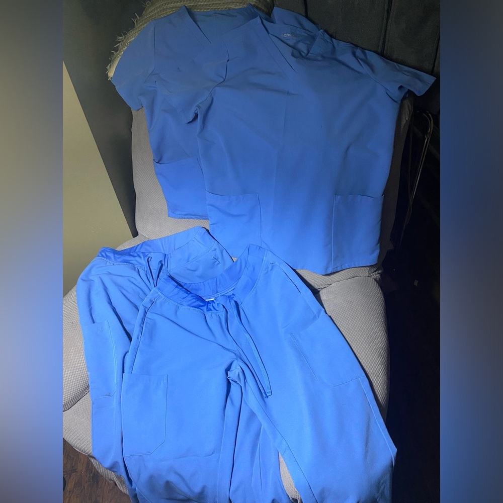 MANDALA SCRUB SET LOT (2pair) medium, ceil blue